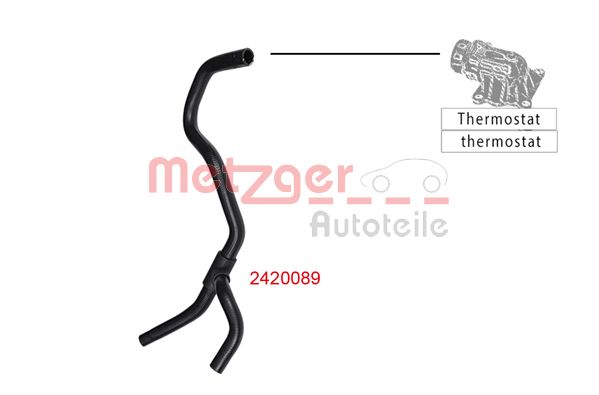 METZGER 2420089 Kühlerschlauch